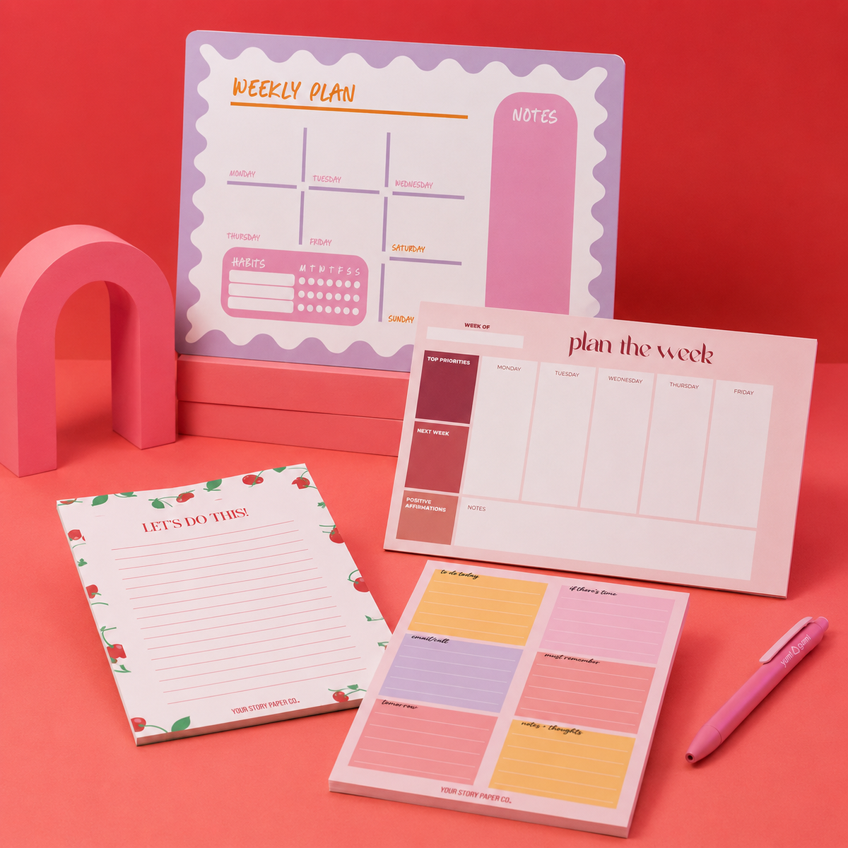 Notepads & Desk Planners