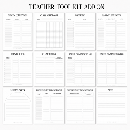 Class Based Educator Layout
